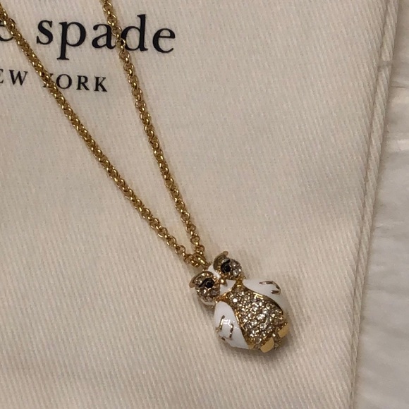Kate Spade Star Bright Owl Mini Pendant Necklace - Picture 4 of 5